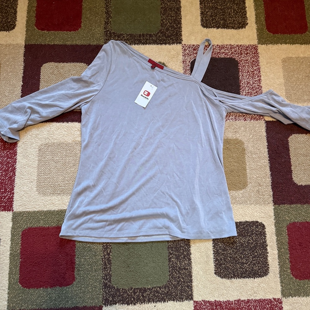 NWT Y2K Cold Shoulder Top - XS